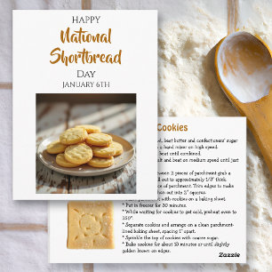 Glad Shortbreads dag 6 januari Vykort