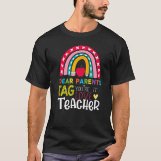 Glad sista dag med kära föräldrar Tag You're It Kä T Shirt
