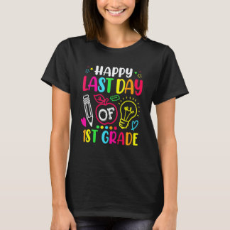 Glad sista dag som lärare i första klass elev exam t shirt
