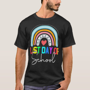 Glad sista skoldag Lärare Elev Examen T Shirt
