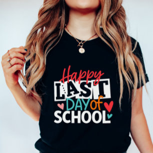 Glad sista skoldagen; Djärv och färgrik skolavslut T Shirt