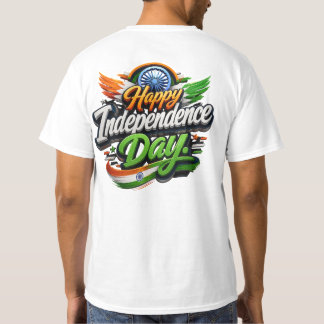 Glad självständighetsdag 3D Indien Flagga Patrioti T Shirt