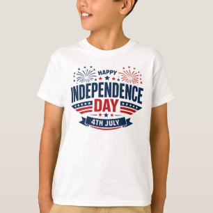 Glad självständighetsdag 4 juli Patriotisk T Shirt