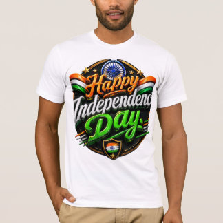 Glad självständighetsdag – Premium 3D Patriotisk T Shirt