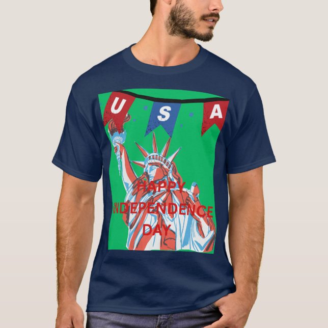 GLAD SJÄLVSTÄNDIGHETSDAG  T SHIRT (Framsida)