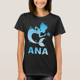 Glad Sjöjungfru - Ana Namn T Shirt