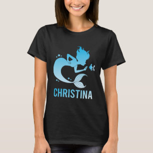 Glad Sjöjungfru - Christina Namn T Shirt