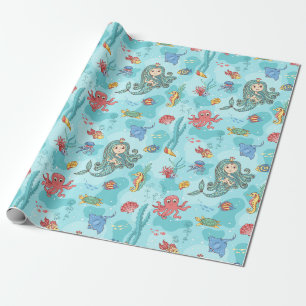 Glad Sjöjungfru Presentpapper