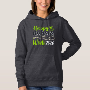 Glad sjuksköterskevcka 2026 Stetoskop Sjukskötersk T Shirt