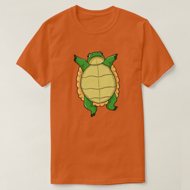 Glad Sköldpadda T Shirt (Design framsida)