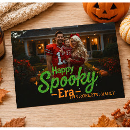 Glad skräckig era-kort, foto halloween 2026 kort