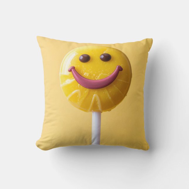 glad smiley kudde (Framsida)