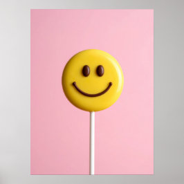 glad smiley poster