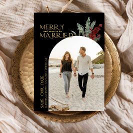 Glad snart brud Jul foto Spara Datumet