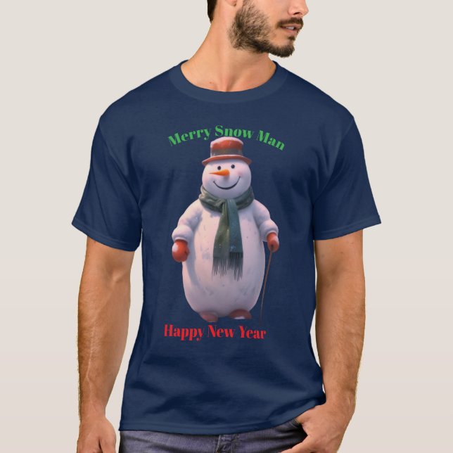 GLAD SNÖGUBBE T SHIRT (Framsida)