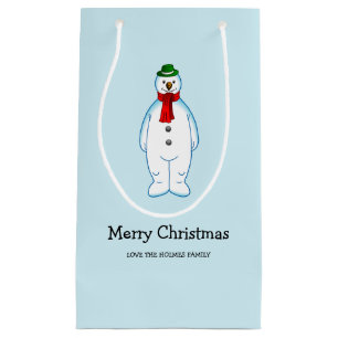 Glad snöman