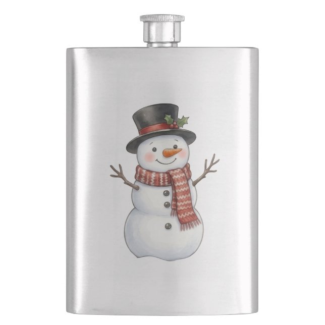 Glad snöman  fickplunta (Framsidan)
