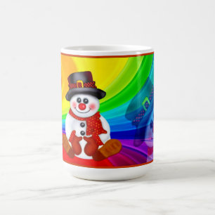 Glad Snöman Kaffemugg