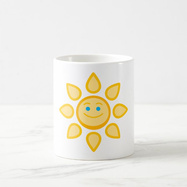 Glad sol lycklig solsken kaffemugg (Skapare uppladdad)