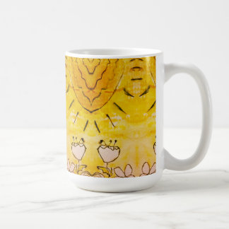 Glad-Solig-Blommig Kaffemugg