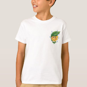 Glad solrosbladskärm för barn t shirt