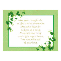 Glad som Shamrocks Irish Blating