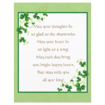 Glad som Shamrocks Irish Blating Scrapbook