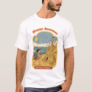 Glad sommar: Min första luftfläktMäns grundläggand T Shirt