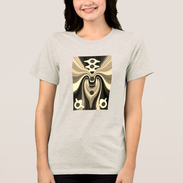 Glad sommarstylish trendigt t shirt (Framsida)