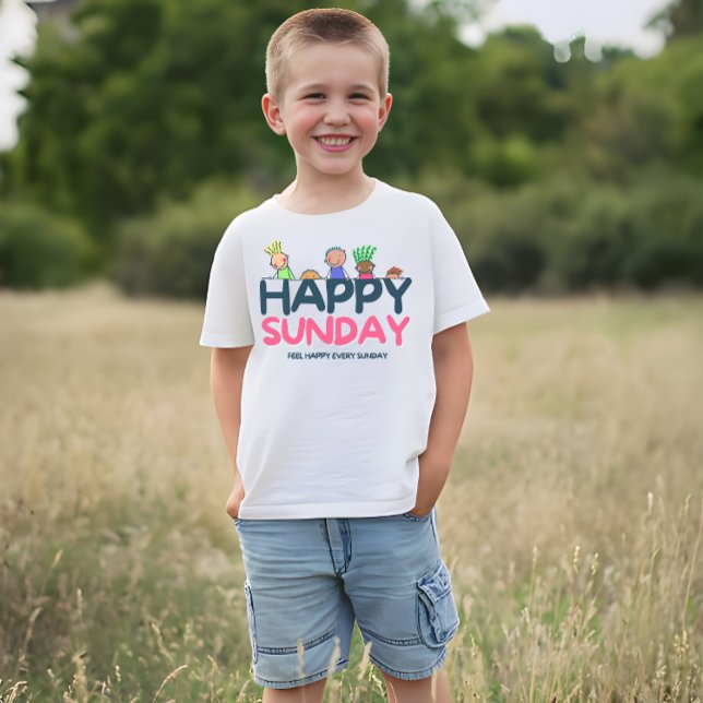 Glad söndag  t shirt (Skapare uppladdad)