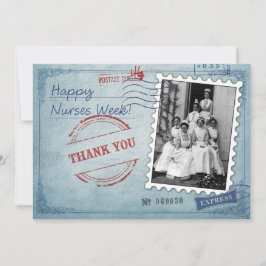 Glad Söndersköterskevecka. Vintage-design Anpassad Kort