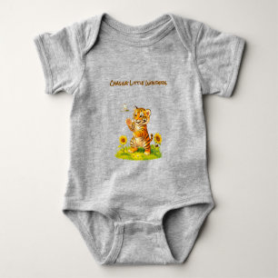 Glad Söt Tiger Djur T Shirt