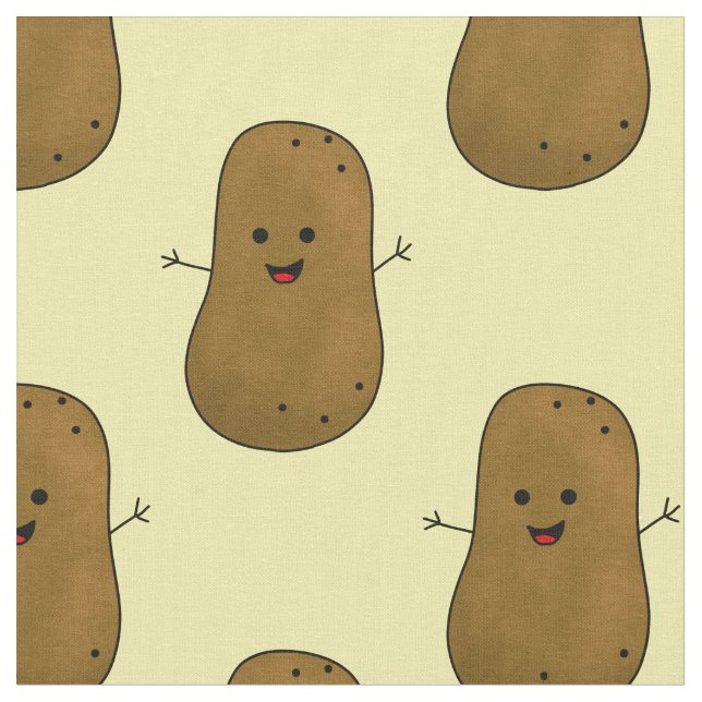 Glad Sötpotatis Tyg (Närbild)