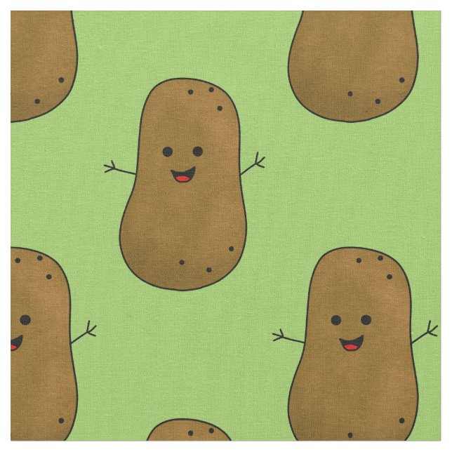 Glad Sötpotatis Tyg (Närbild)