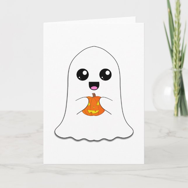Glad spöke kort (Framsida)