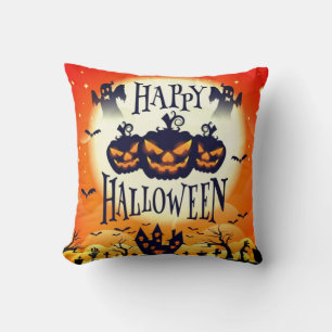 Glad spöklik Halloween Kudde