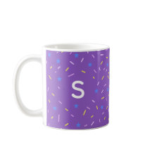 Glad Sprinkle Initial Mugg