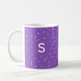 Glad Sprinkle Initial Mugg