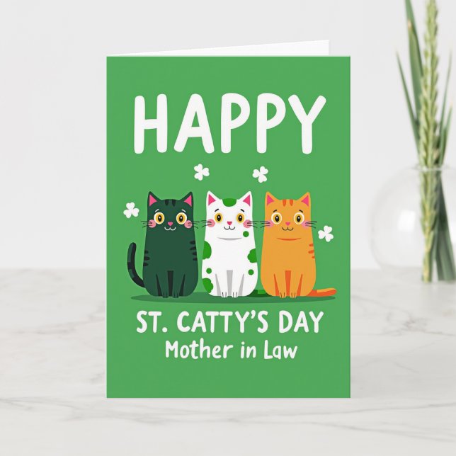 Glad St Cattys dag mor kort (Framsida)