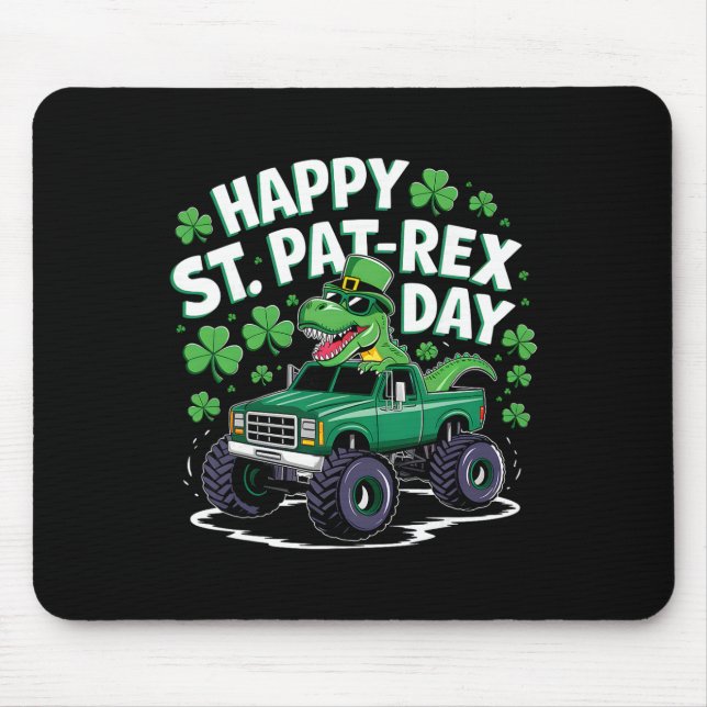 Glad St Pat-rex Patricks dag Dinosaurie Monster La Musmatta (Framsidan)