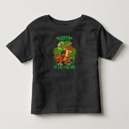 Glad St Pat Trex Dag Dinosaur Barn St Patricks T Shirt