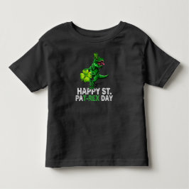 Glad St Pat Trex Dag Dinosaur Bebis St Patricks T Shirt