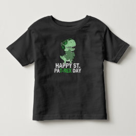 Glad St Pat Trex Dag Dinosaur Bebis St Patricks T Shirt