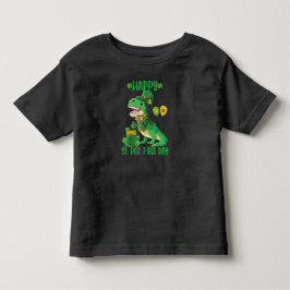 Glad St Pat Trex Dag Dinosaur Bebis St Patricks T Shirt