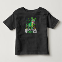 Glad St Pat Trex Dag Dinosaur Bebis St Patricks