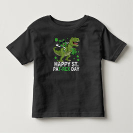 Glad St Pat Trex Dag Dinosaur Bebis St Patricks T Shirt