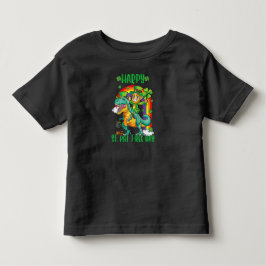 Glad St Pat Trex Dag Dinosaur Bebis St Patricks T Shirt