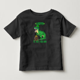 Glad St Pat Trex Dag Dinosaur Bebis St Patricks T Shirt