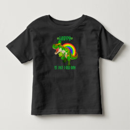 Glad St Pat Trex Dag Dinosaur Bebis St Patricks T Shirt