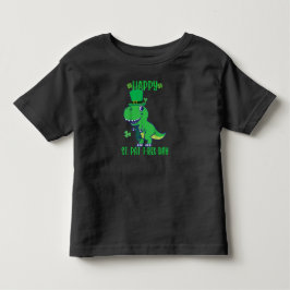 Glad St Pat Trex Dag Dinosaur Bebis St Patricks T Shirt